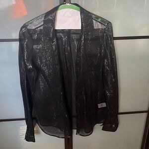 Blouse Black glittery